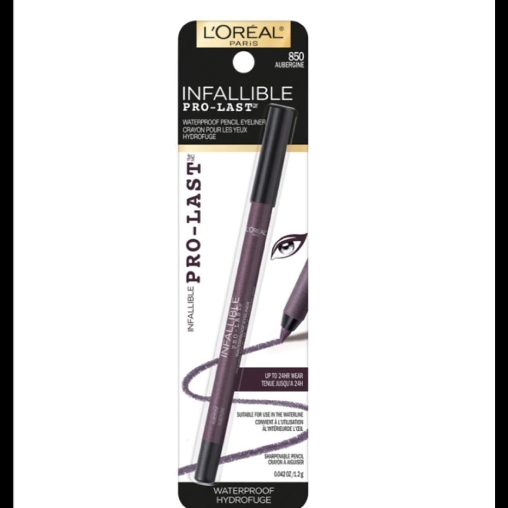 L’oréal PARIS AUBERGINE PRO LAST EYE PENCIL AUBERGINE COLOR #850